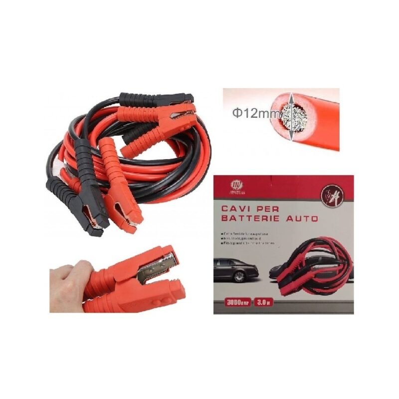 Καλώδια Εκκίνησης Μπαταρίας Αυτοκινήτου 3000A