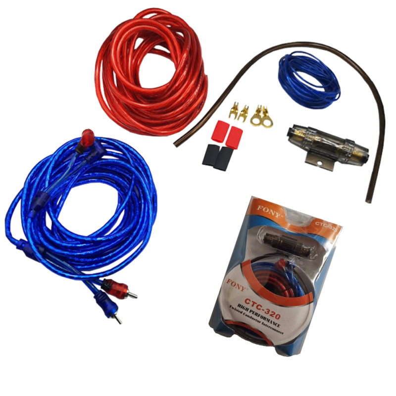 Καλώδια Εγκατάστασης Ενισχυτή Αυτοκινήτου