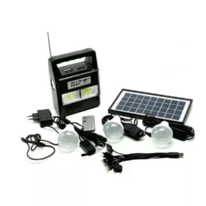 Ηλιακό Πακέτο Φωτισμού Πάνελ Με 3 λάμπες 