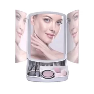 Καθρέπτης Μακιγιάζ Τριπλός με Θήκες