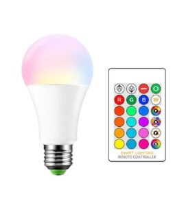 Λάμπα RGB Led με Τηλεχειριστήριο